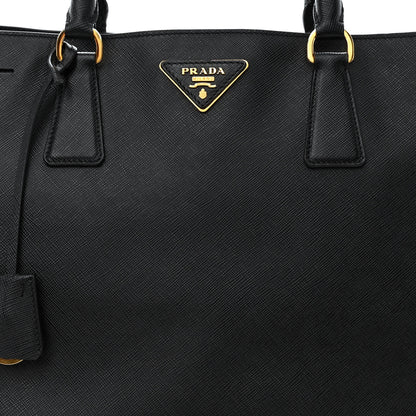Prada Saffiano Lux Large Tote Black 8 of 10