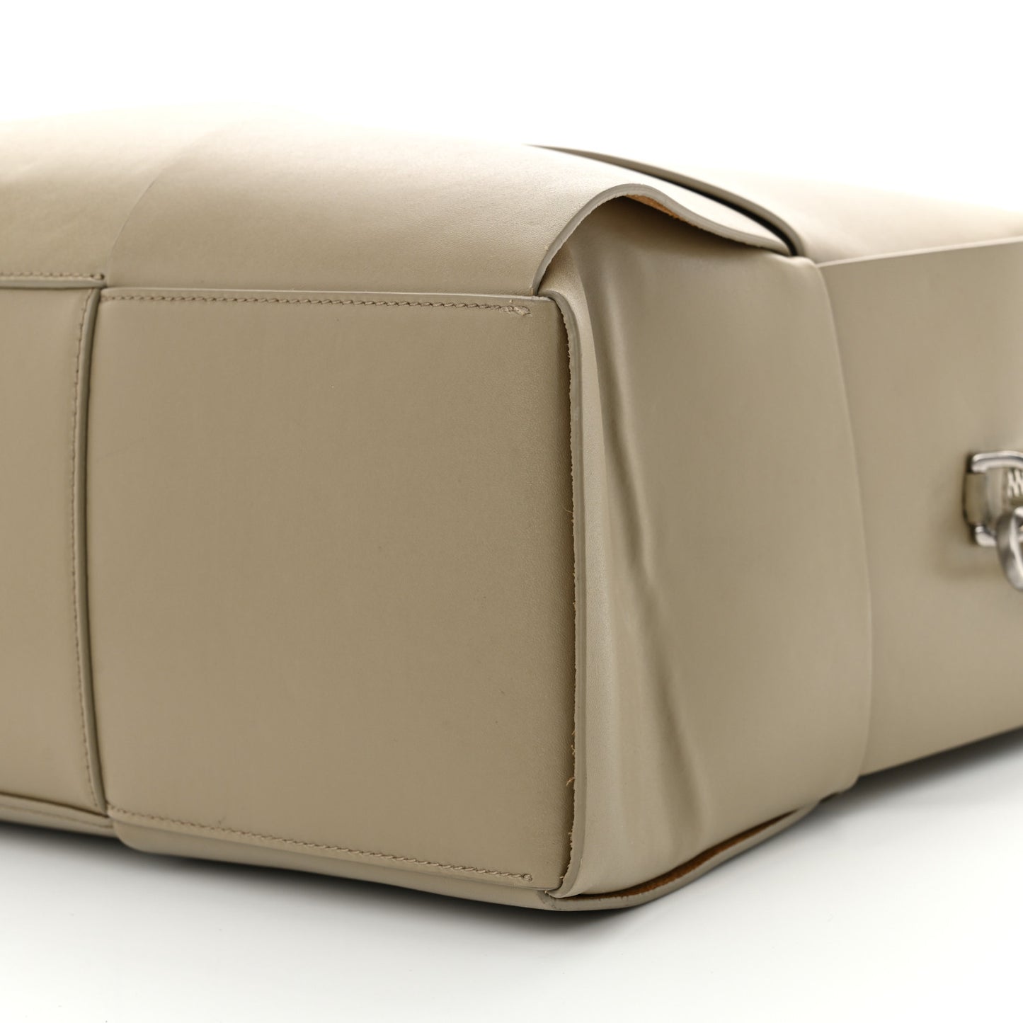 Calfskin Maxi Intrecciato Arco Briefcase Porridge