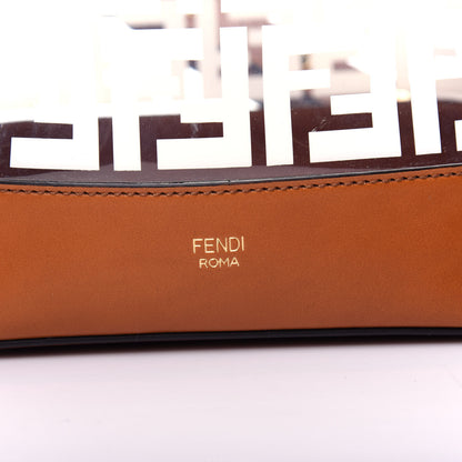 Fendi TPU FF Vitello Aura F is Fendi Grande Mon Tresor Bucket Bag White Cuoio 10 of 10