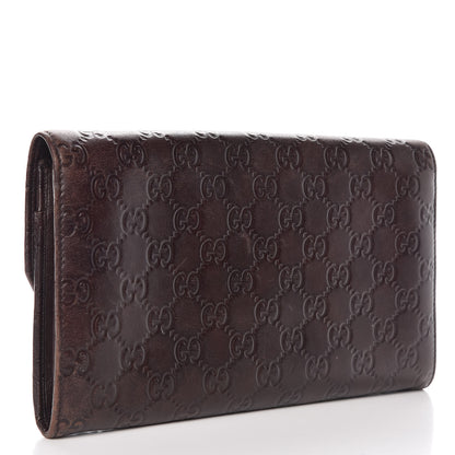 Gucci Guccissima Travel Document Case Brown 3 of 14