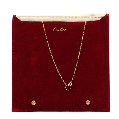 Cartier 18K Yellow Gold Interlocking LOVE Necklace 6 of 6