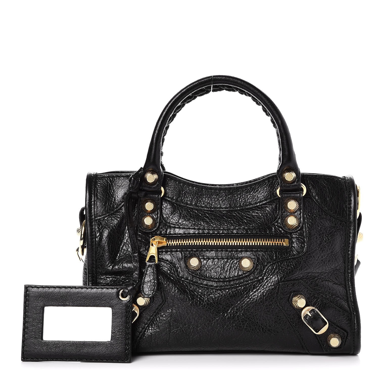 Balenciaga Agneau Giant 12 Gold Hardware Mini City Black 1 of 7