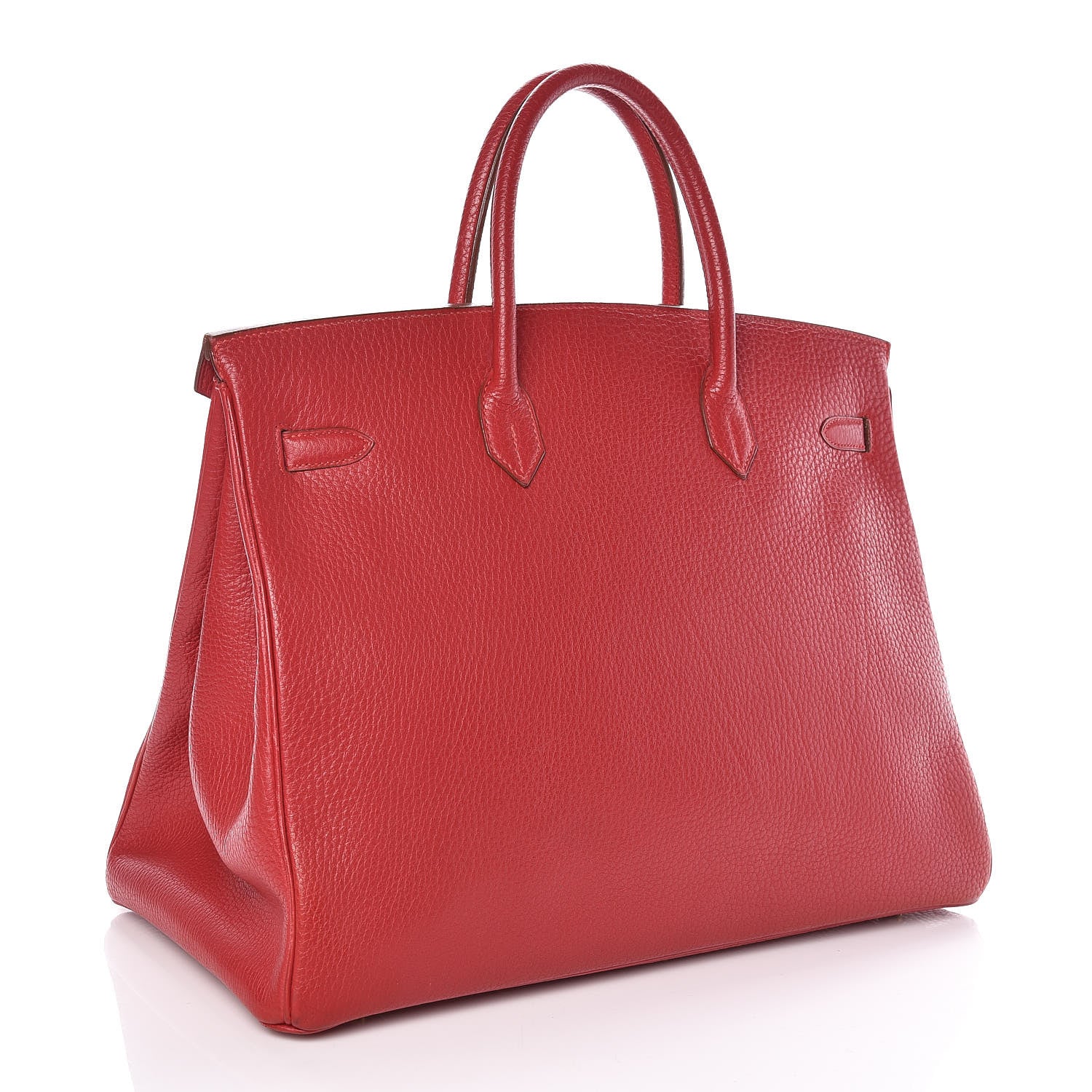 Hermes Ardennes Birkin 40 Rouge Vif 3 of 33