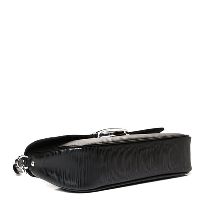 Louis Vuitton Epi Montaigne Clutch Black 4 of 13