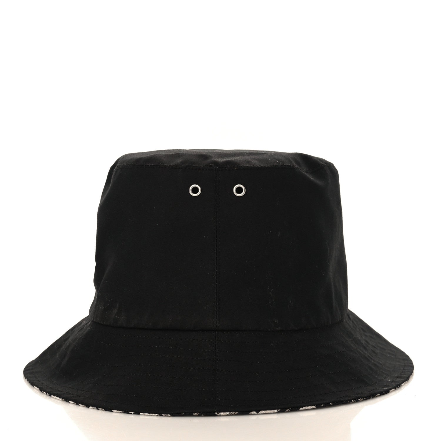 Christian Dior Oblique Reversible Teddy-D Brim Bucket Hat 58 Black 7 of 10