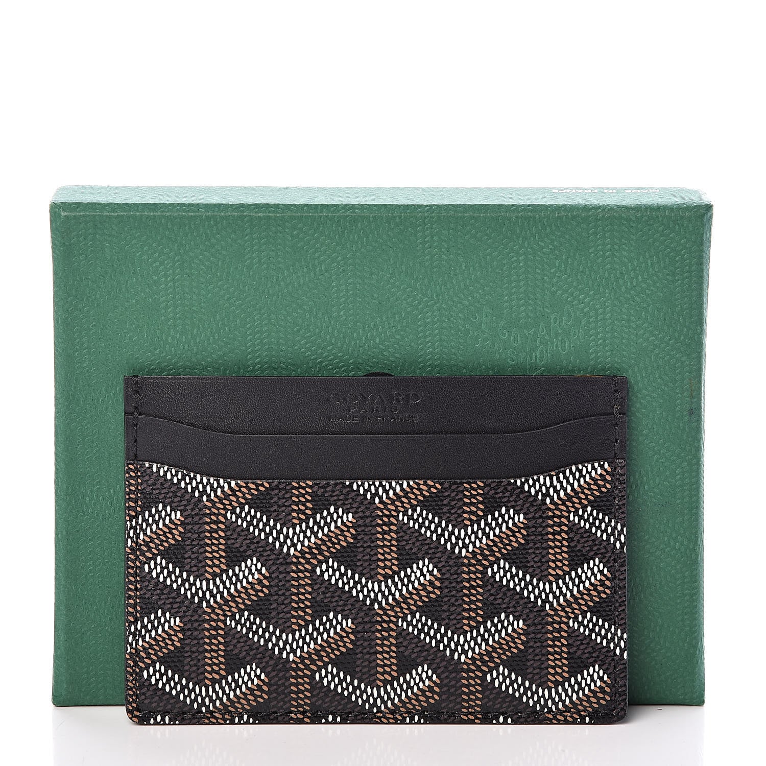 Goyard Goyardine Saint Sulpice Card Holder Black 7 of 7