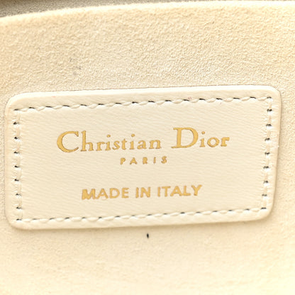 Christian Dior Lambskin Cannage Medium Lady D-Joy White 6 of 20
