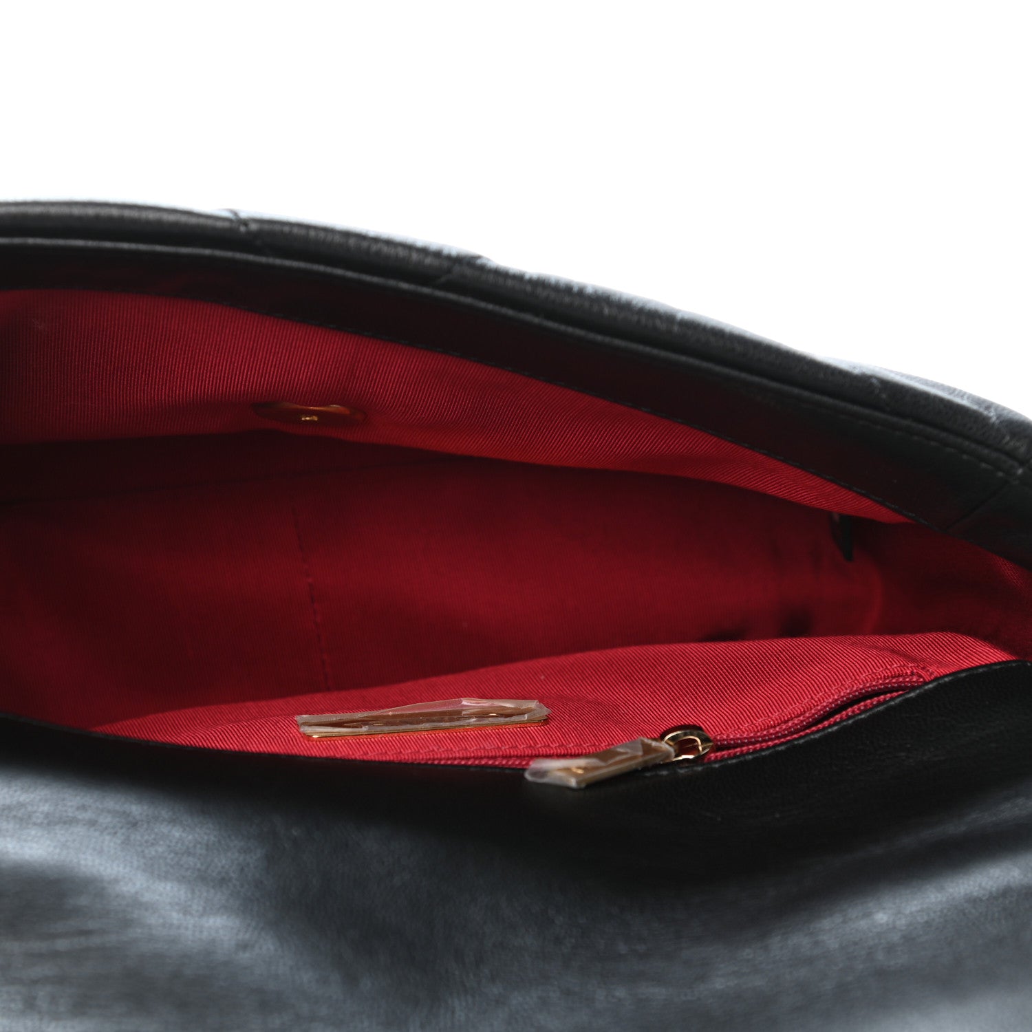 Chanel Goatskin Quilted Medium Chanel 19 Flap Black 4 of 4