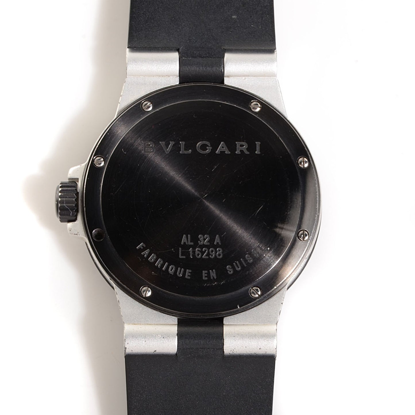 Aluminum Rubber 32mm Diagono Quartz Watch
