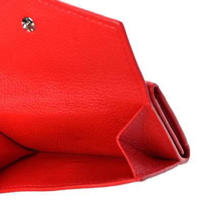 Louis Vuitton Soft Calfskin My Lockme Compact Wallet Poppy 6 of 9