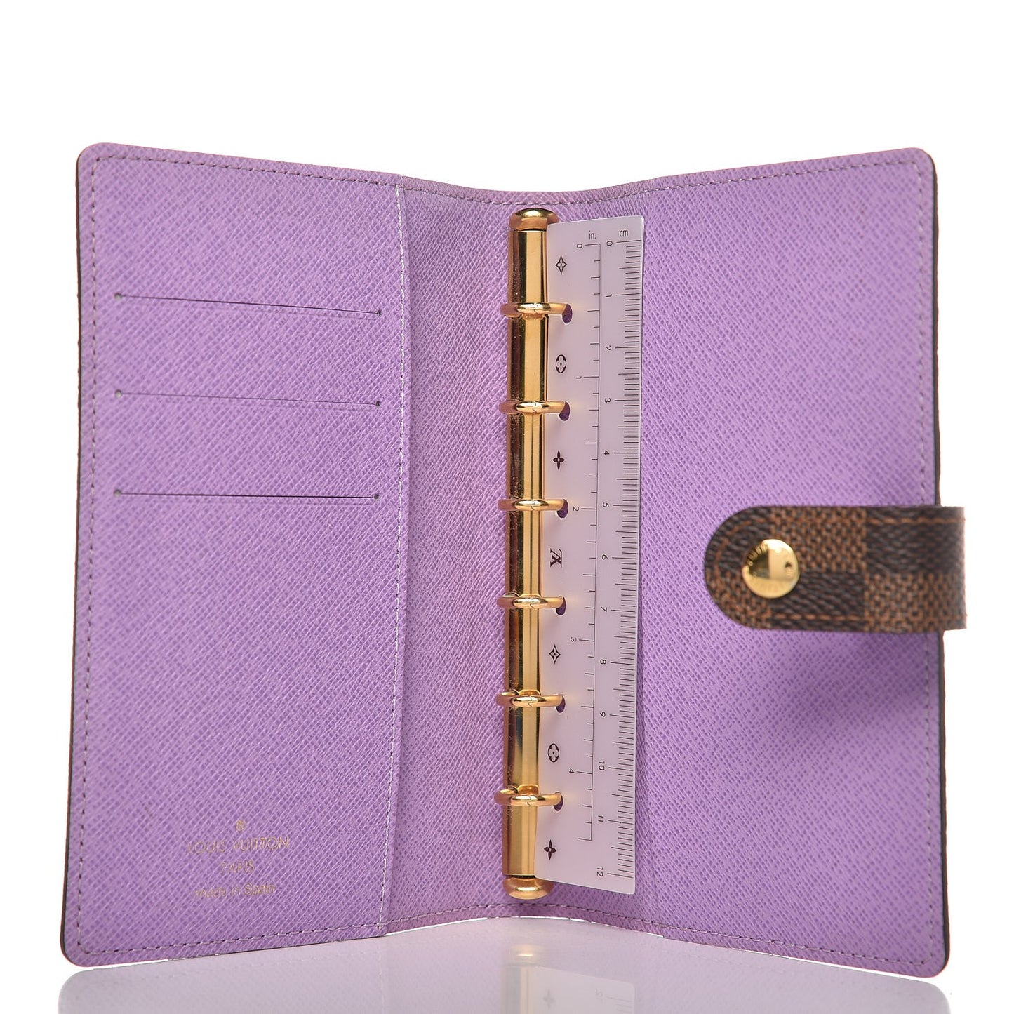 Damier Ebene Illustre Small Ring Agenda