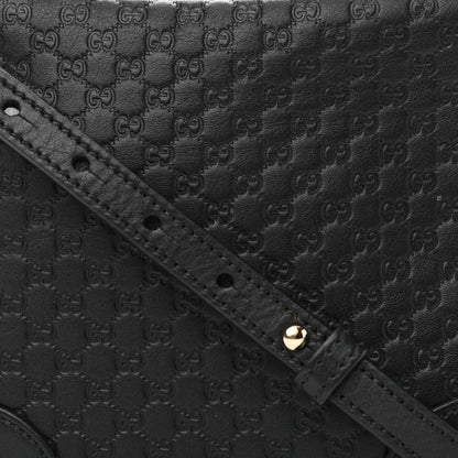 Gucci Microguccissima Mini Bree Messenger Bag Black 8 of 11