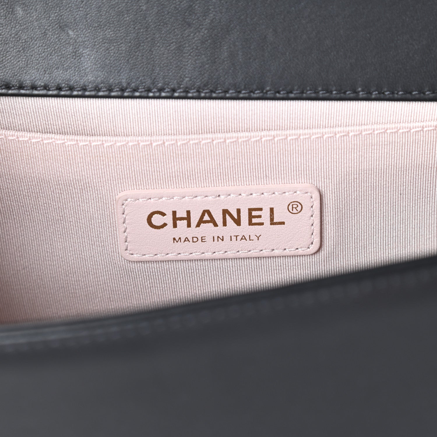 Chanel Lambskin Suede Patchwork Medium Act I Camellia Boy Flap Charcoal Brown Pink 6 of 10