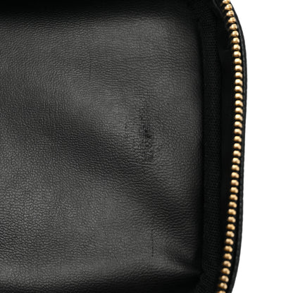 Chanel Caviar Vanity Cosmetic Case Black 10 of 15