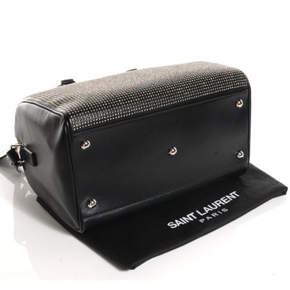 Saint Laurent Leather Studded Duffle 6 Black 4 of 7