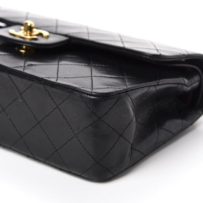 Chanel Lambskin Quilted Small Double Flap Black 7 of 14