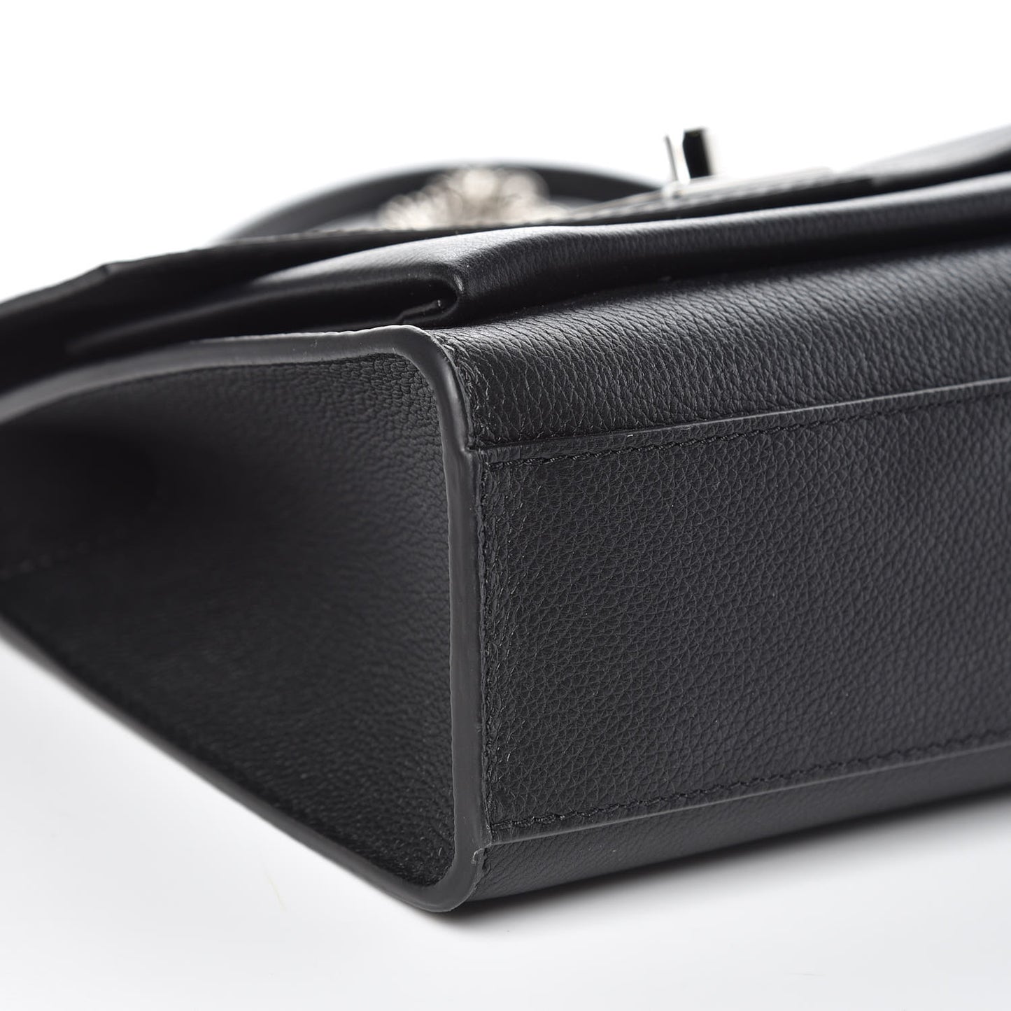 Soft Calfskin My Lockme Chain Bag BB Black