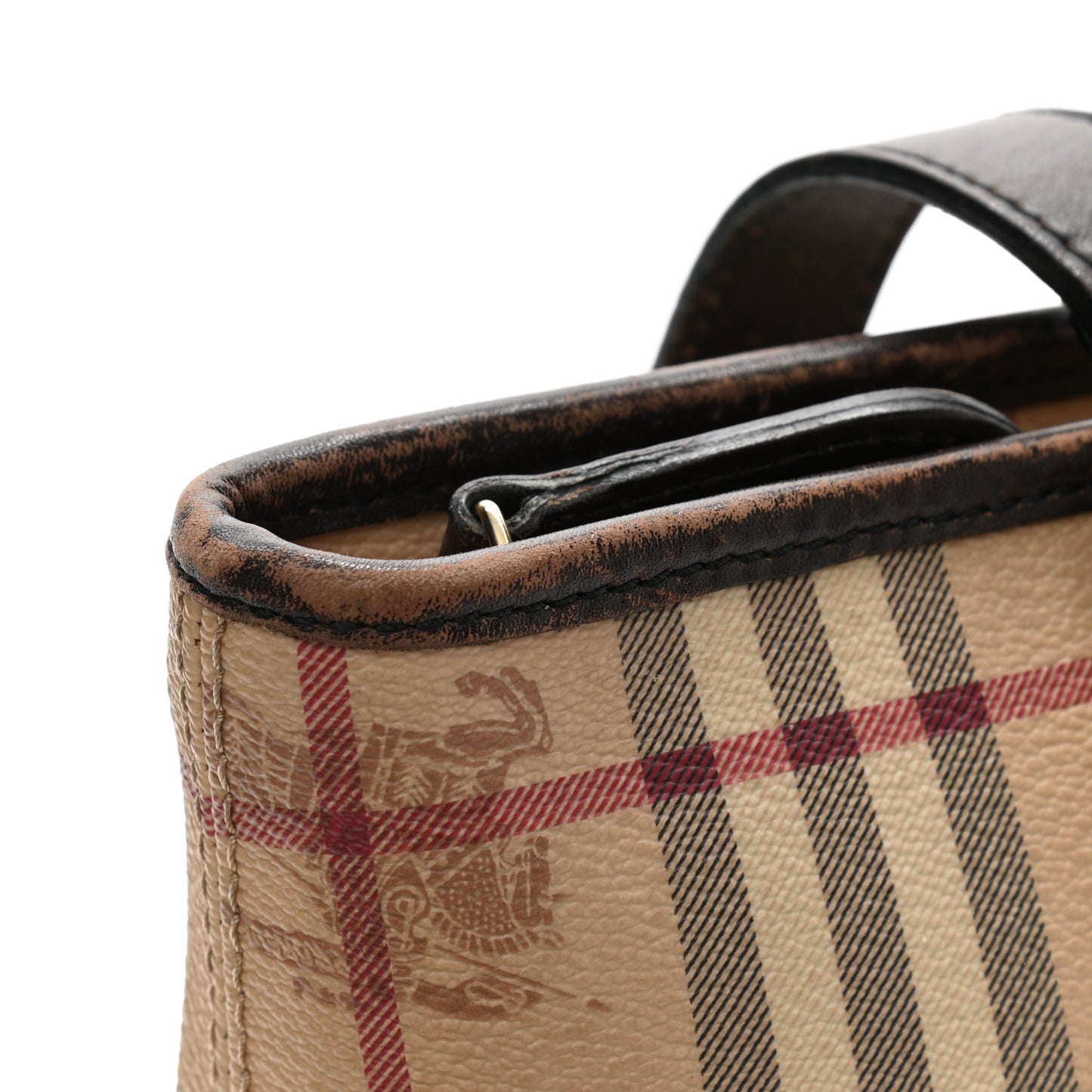 Haymarket Check Medium Regent Tote Chocolate