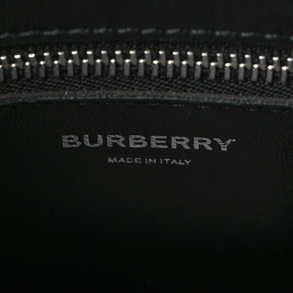 Burberry Smooth Calfskin Topstitched Mini Pocket Bag Black 6 of 9