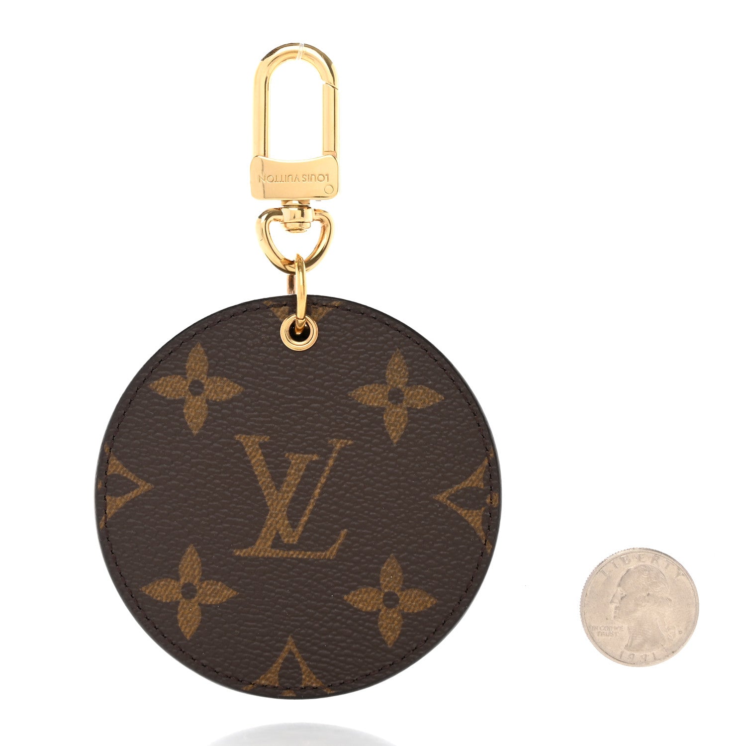 Louis Vuitton Monogram Reverse Key Holder Bag Charm 2 of 5