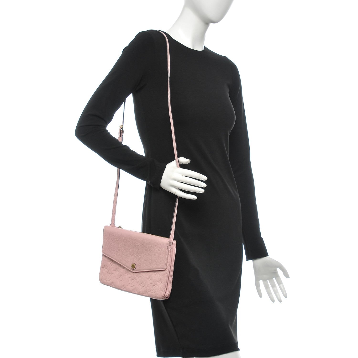 Louis Vuitton Empreinte Twice Rose Ballerine 2 of 7