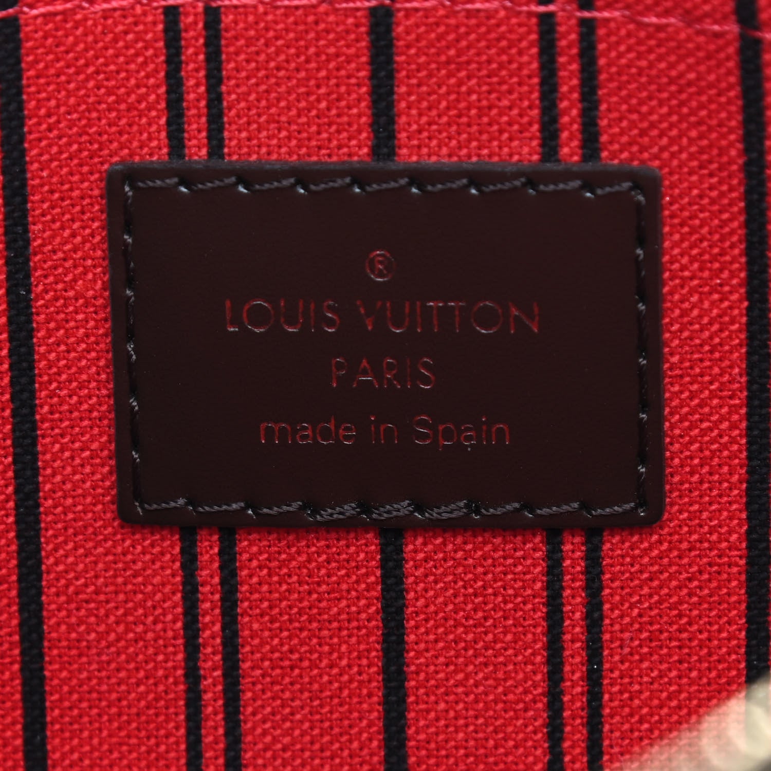 Louis Vuitton Damier Ebene Neverfull MM GM Pochette 6 of 9