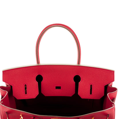 Hermes Epsom Birkin 30 Rouge Casaque 25 of 27