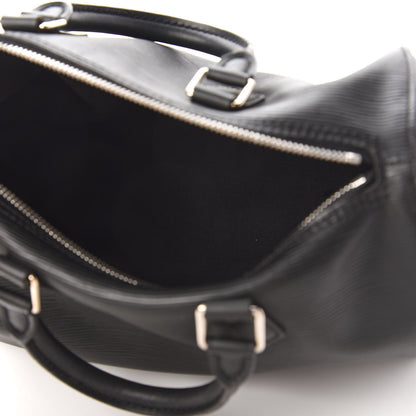 Louis Vuitton Epi Speedy 25 Black 5 of 13