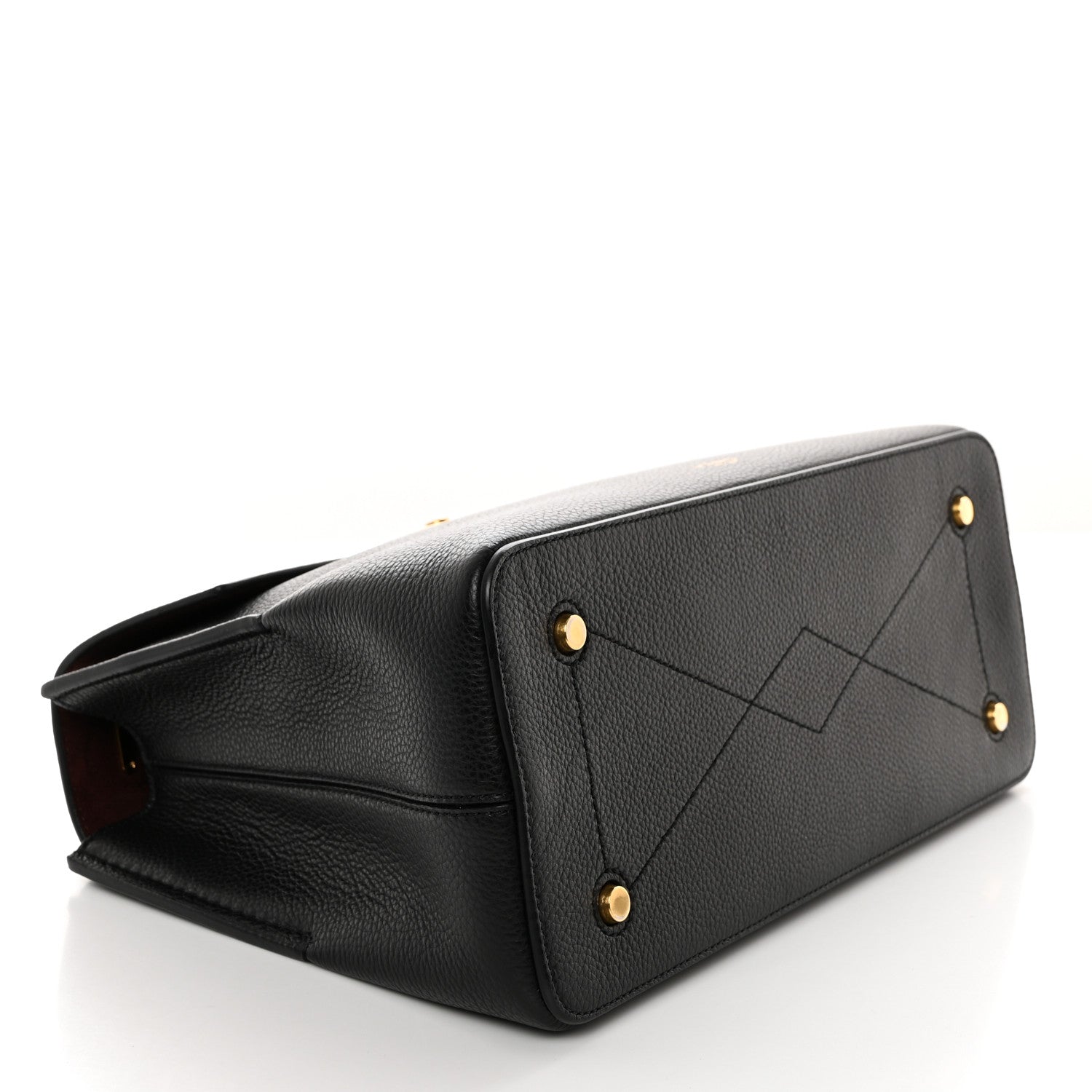 Mulberry Small Classic Grain Calfskin Small Seaton Black 4 of 11