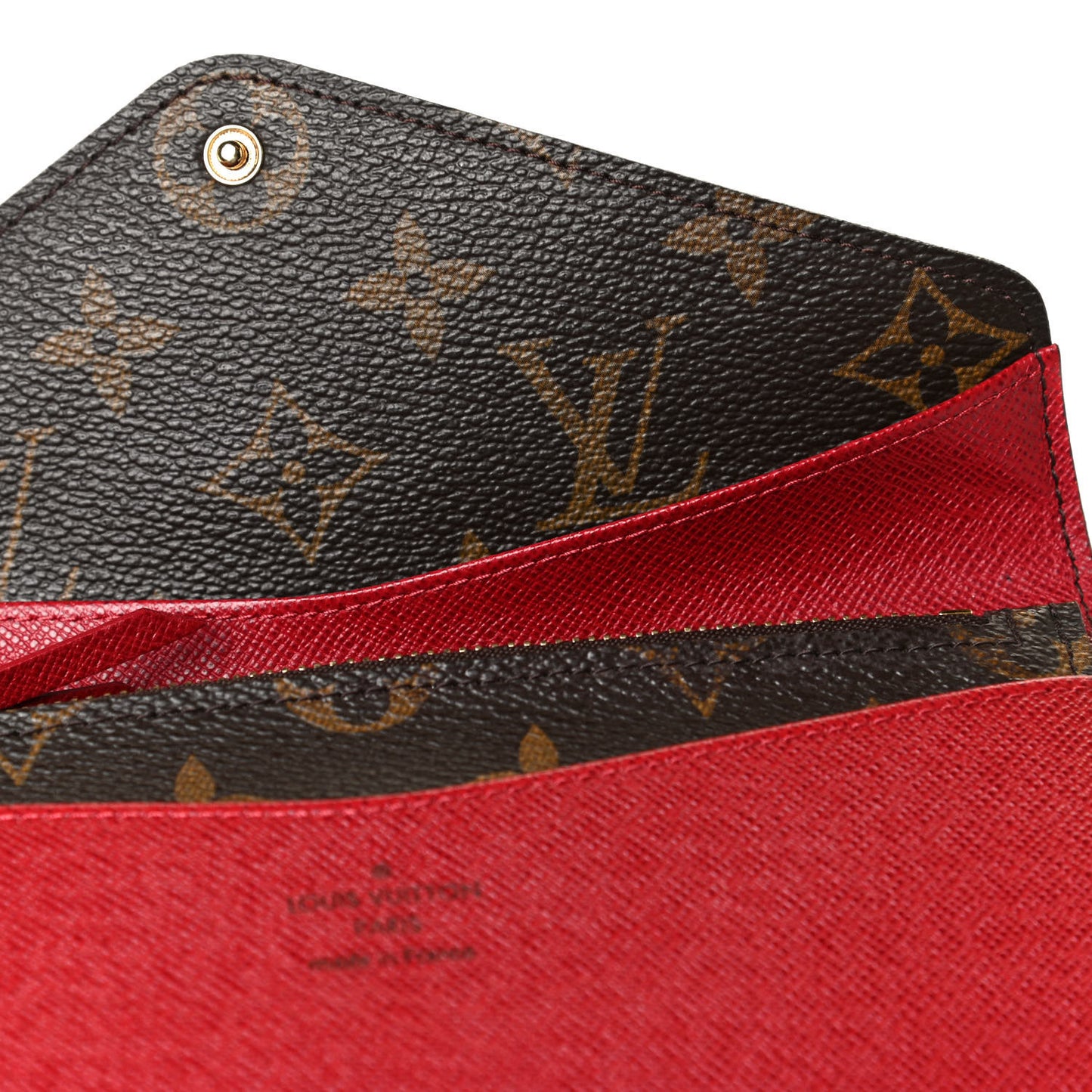 Monogram Josephine Wallet Red