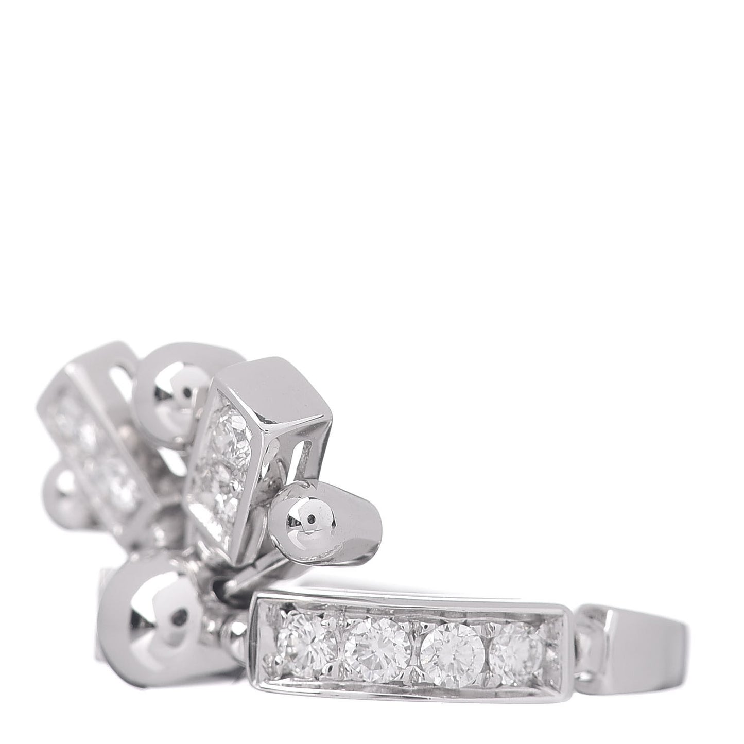 18K White Gold Diamond Astrale Fireworks Ring 50 5.25