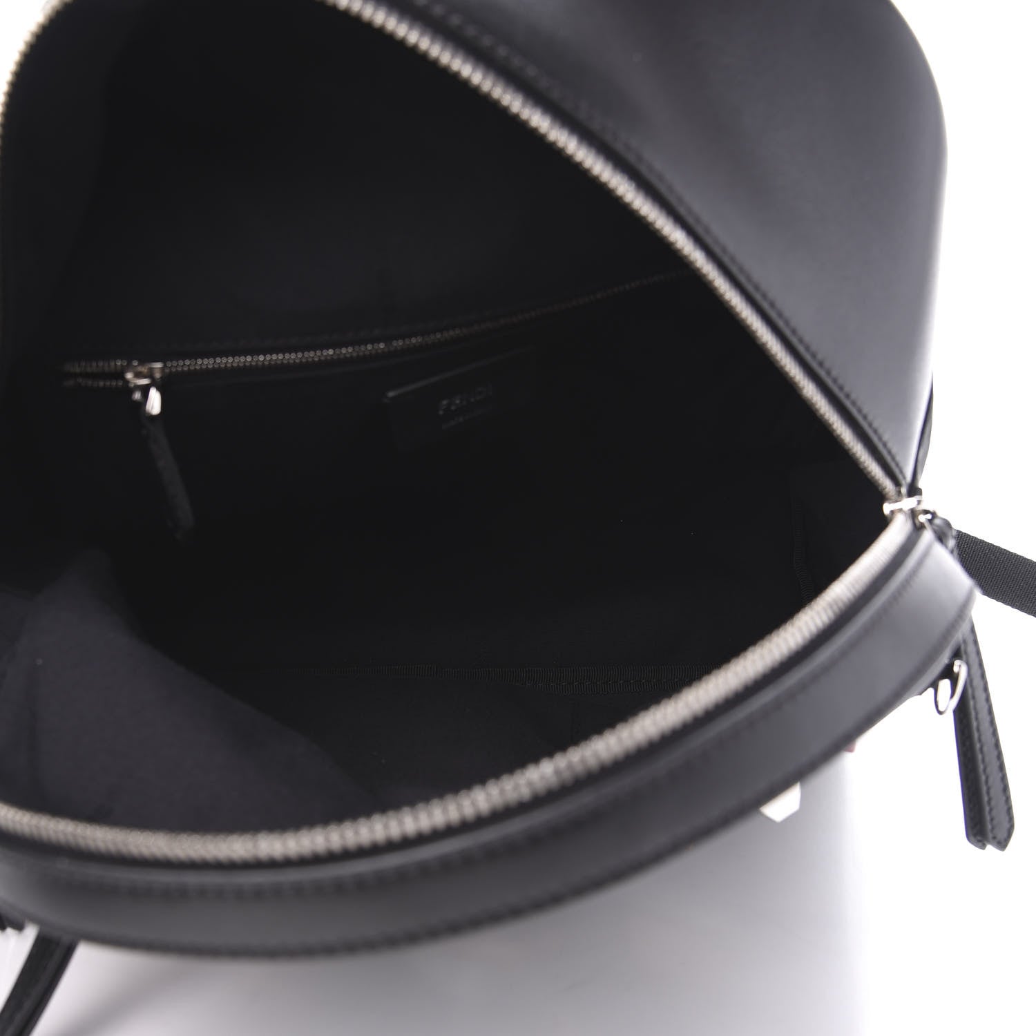 Fendi Vitello Nylon Studded Backpack Black 4 of 9