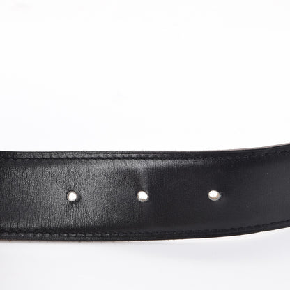 Hermes Togo Box 32mm H Belt 85 Gold Black 4 of 11