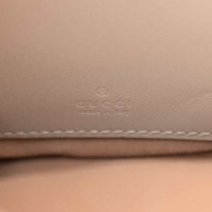 Gucci Calfskin Matelasse Mini GG Marmont 2.0 Bucket Bag White 6 of 10