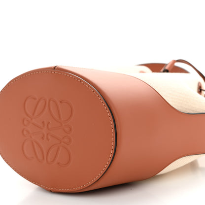 Loewe Canvas Calfskin Balloon Bucket Bag Ecru Tan 9 of 9