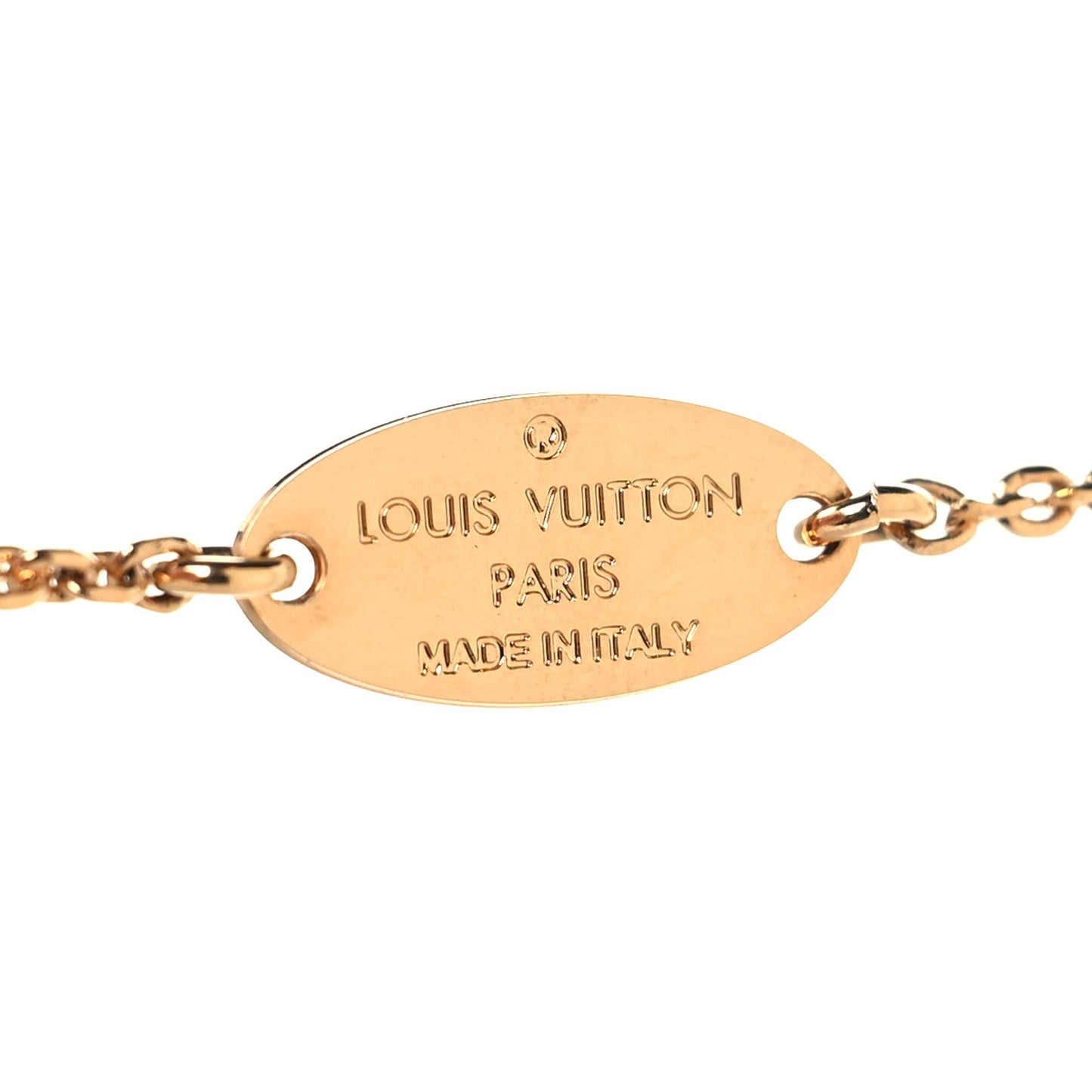 Metal LV And Me Letter X Necklace Gold