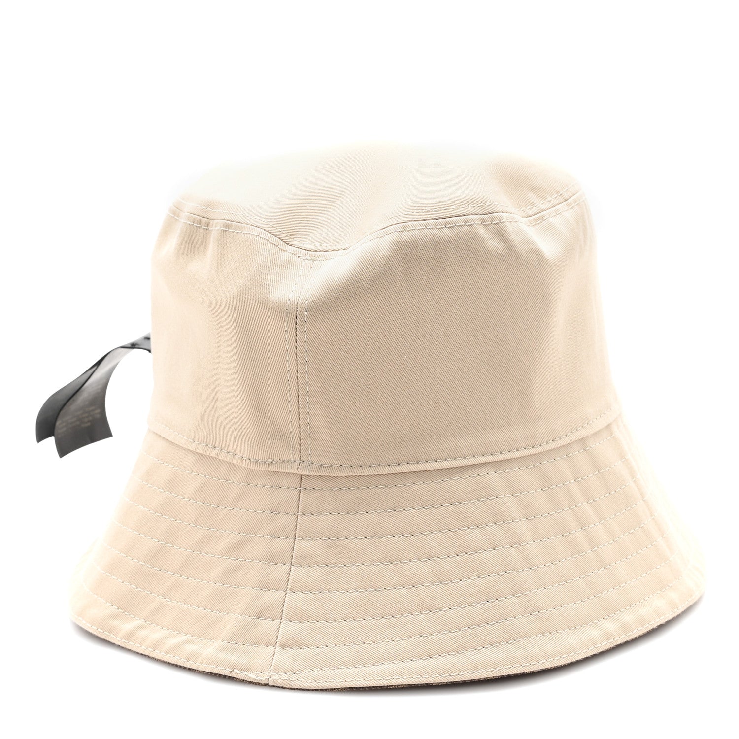 Fendi Technical Fabric FF Reversible Bucket Hat S Tobacco Beige 13 of 13