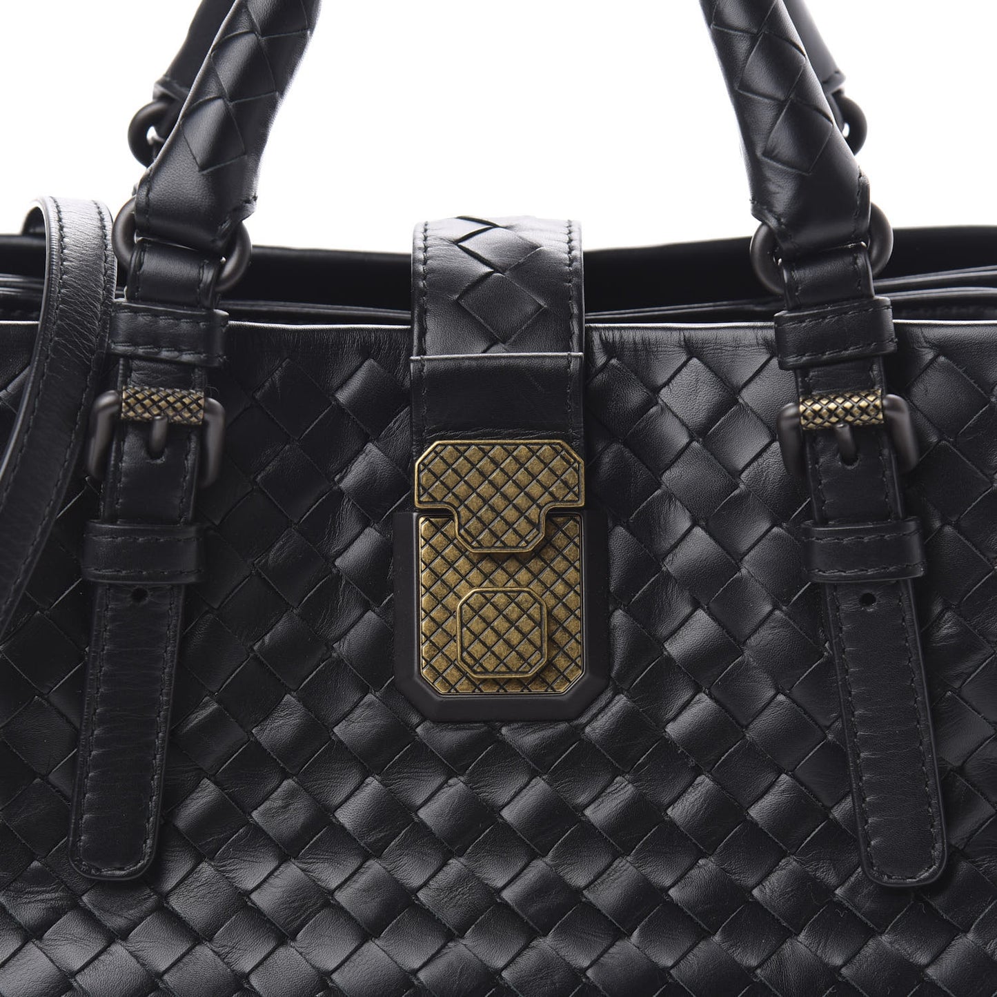 Calfskin Intrecciato Mini Roma Light Tourmaline
