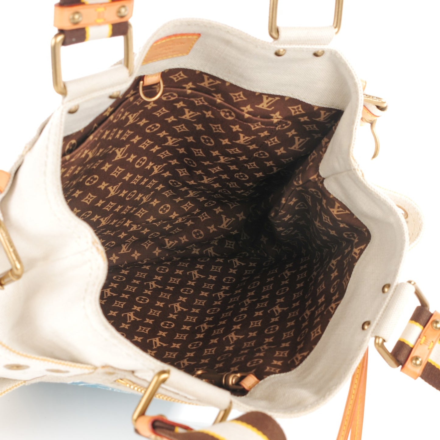 Toile Globe Shopper Cabas MM Blue