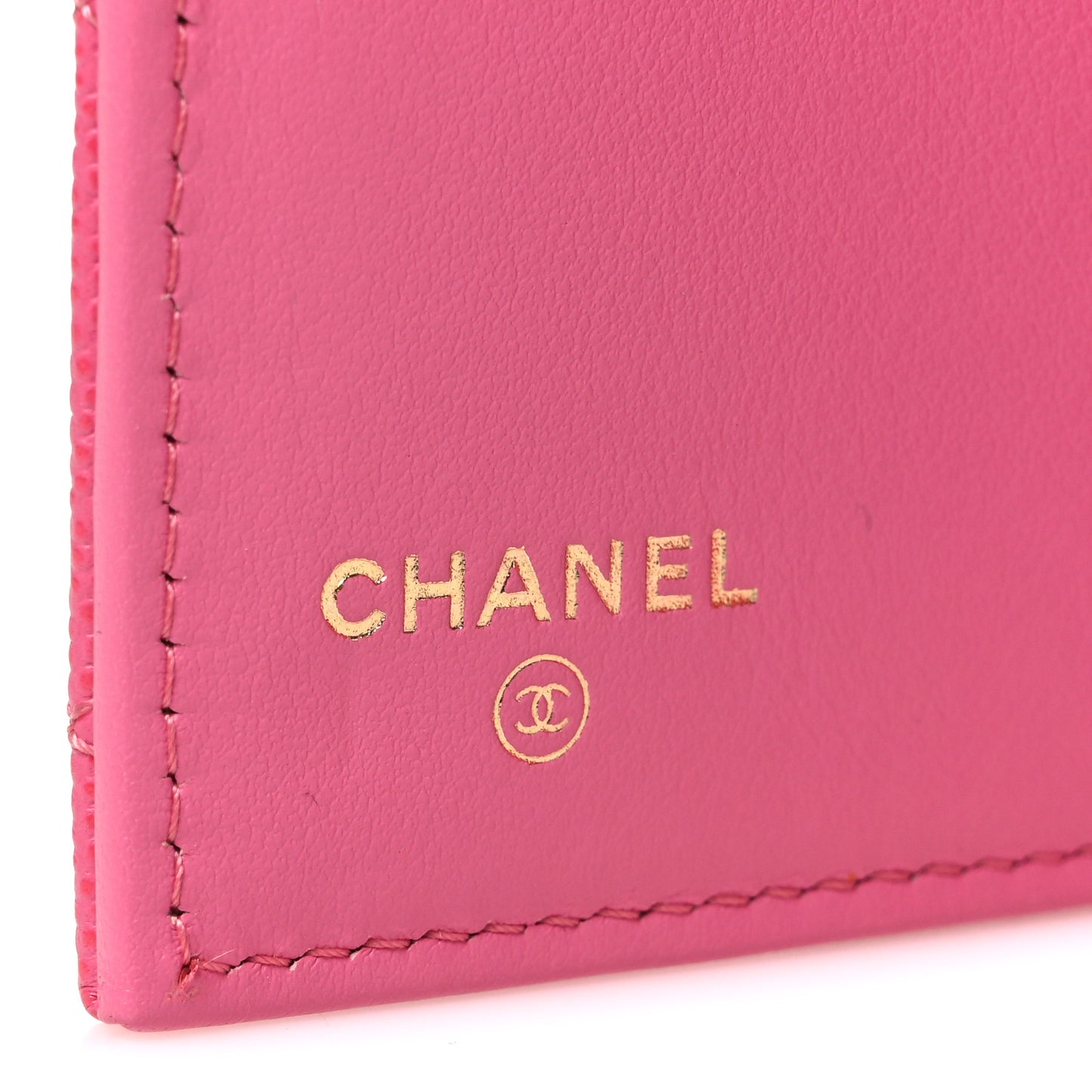 Caviar Quilted Medium Flap Wallet Pink