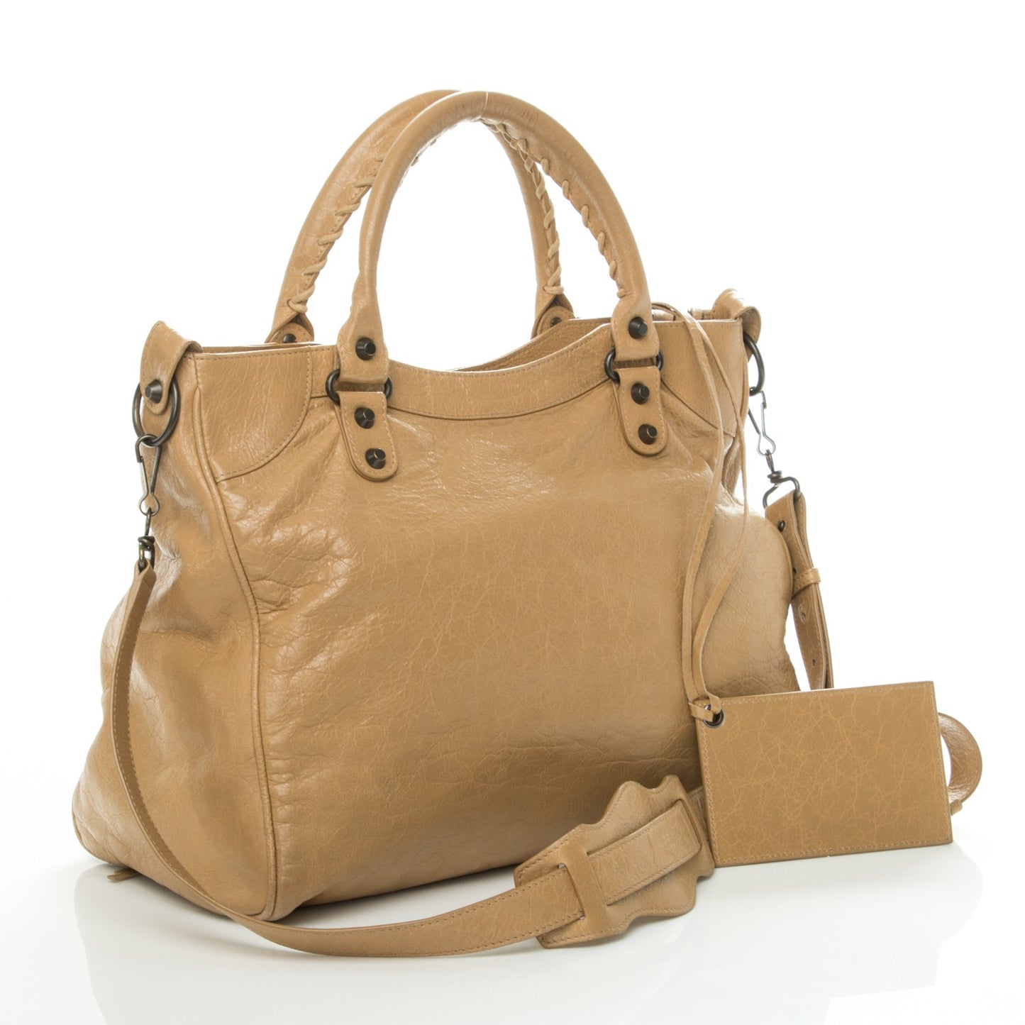 Agneau Classic Hardware Velo Beige Nougatine