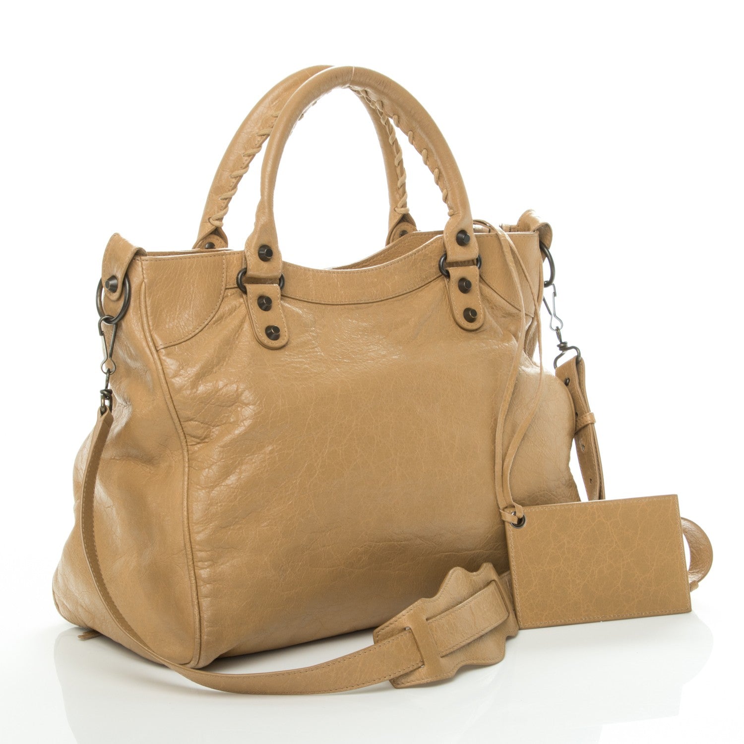 Balenciaga Agneau Classic Hardware Velo Beige Nougatine 3 of 8