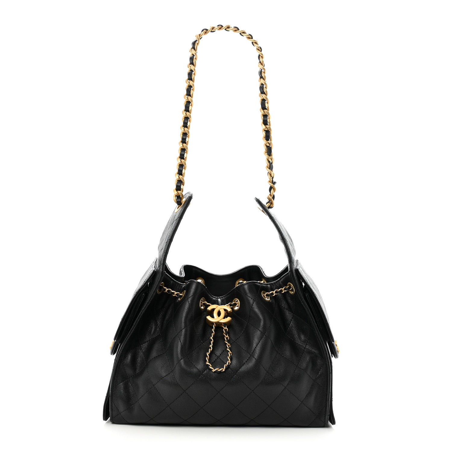 Chanel Caviar Quilted Small Chanel 25 Handbag Black 1 of 11
