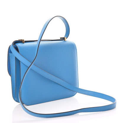 Hermes Evercolor Constance 18 Bleu Azteque 3 of 20