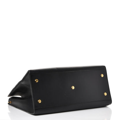 Louis Vuitton Calfskin City Steamer XL Black Creme Bourgogne 5 of 9