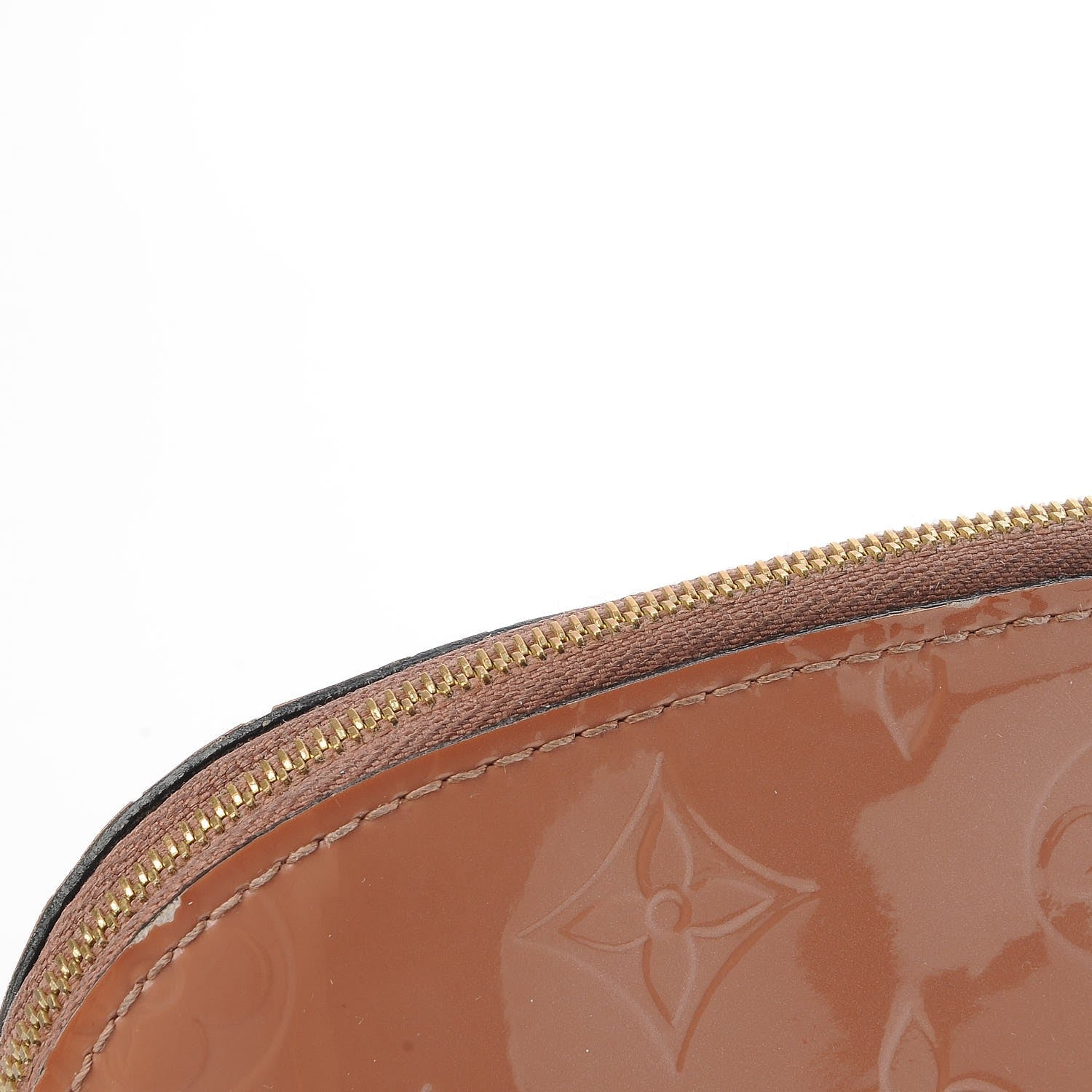 Louis Vuitton Vernis Cosmetic Pouch Rose Velours 6 of 12