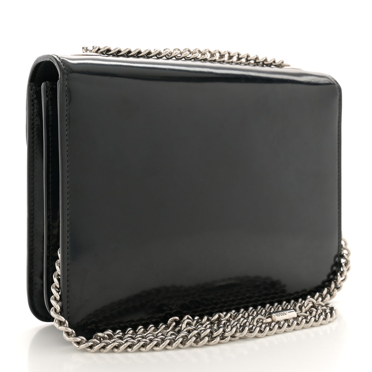 Shade Lux Calfskin Small Interlocking G Shoulder Bag Black