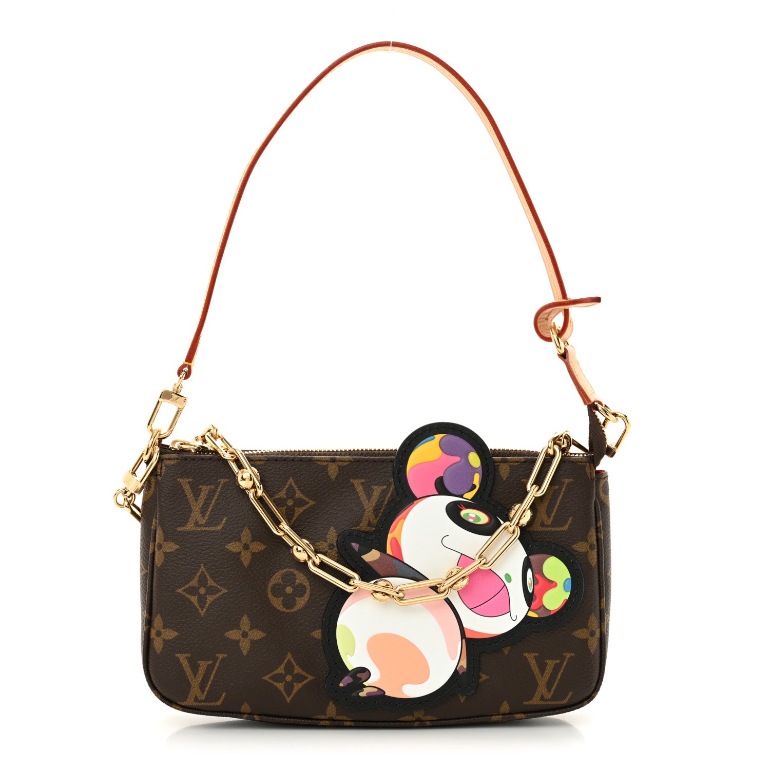 Louis Vuitton LV X TM Monogram Superflat Panda Pochette Accessories 1 of 9