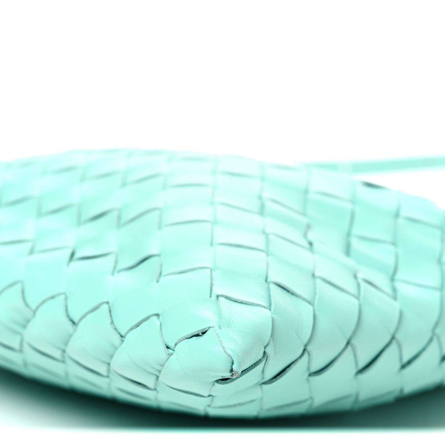 Calfskin Intrecciato Mini Hop Green Oasis