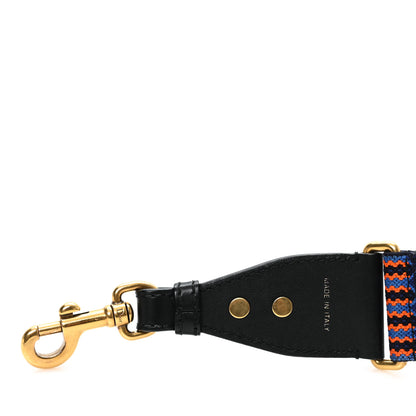 Christian Dior Canvas Embroidered Studded Mexico Shoulder Strap Multicolor 3 of 4